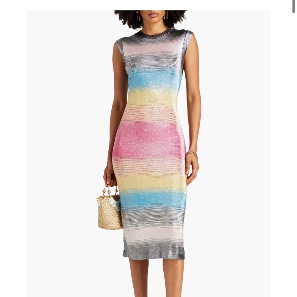 Missoni Space Dyed Metallic MIDI dress